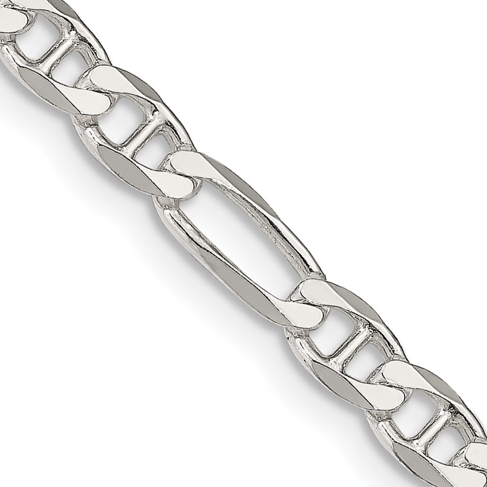 FJC Finejewelers 925 Sterling Silver Figaro Anchor Chain 28 Inches x 4.5 mm