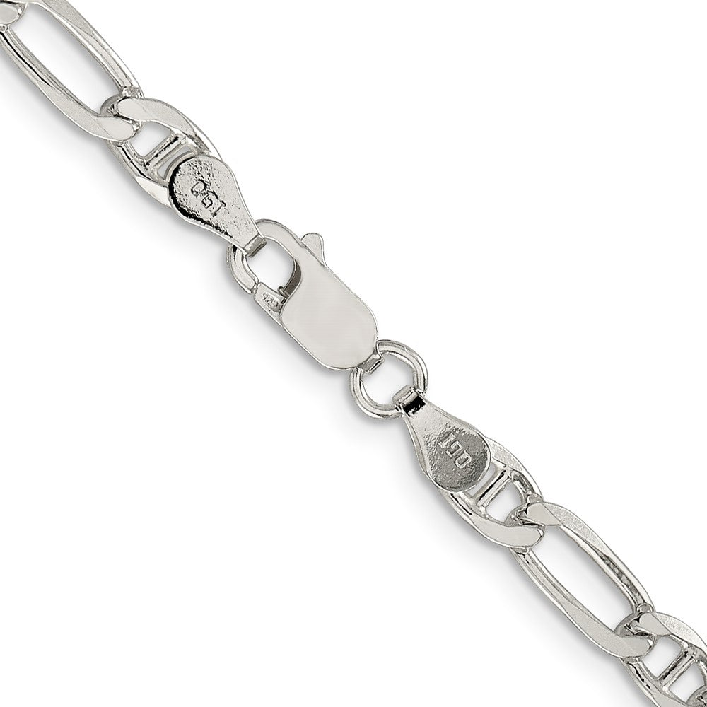 FJC Finejewelers 925 Sterling Silver Figaro Anchor Bracelet Chain 8 Inches x 4.5 mm