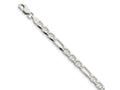 FJC Finejewelers 925 Sterling Silver Figaro Anchor Bracelet Chain 7 Inches x 5.5 mm