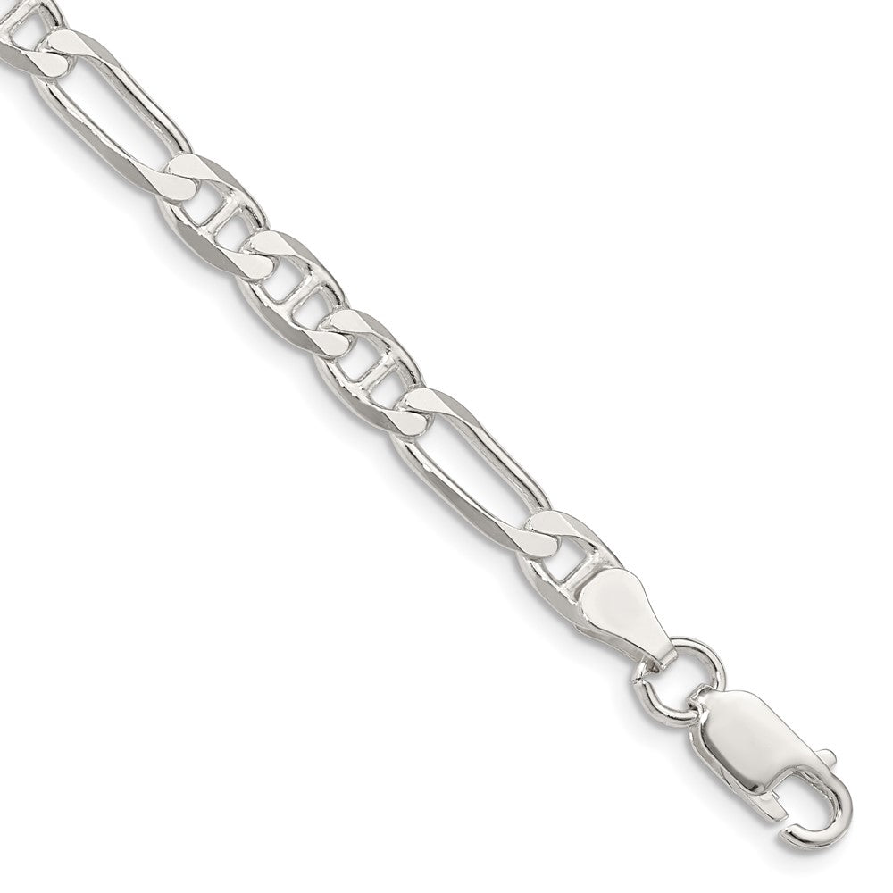 FJC Finejewelers 925 Sterling Silver Figaro Anchor Bracelet Chain 8 Inches x 5.5 mm