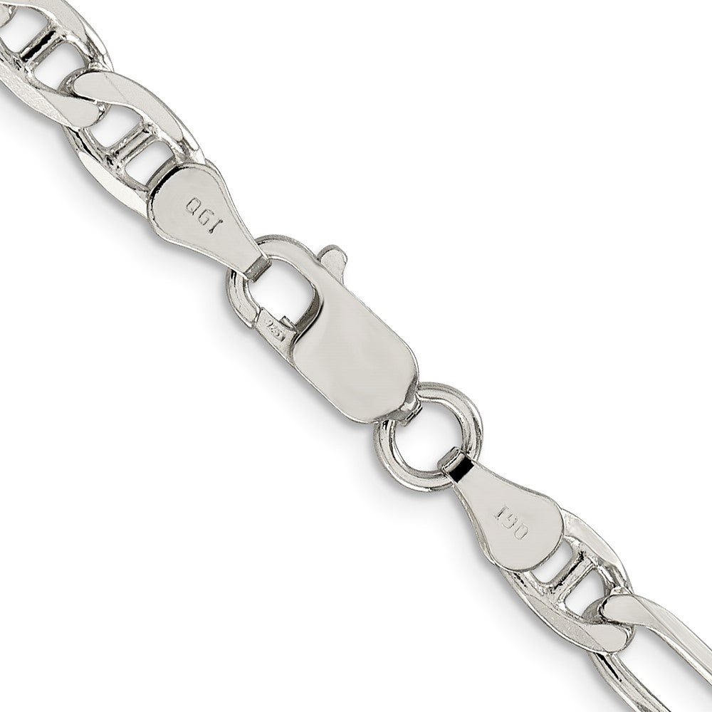 FJC Finejewelers 925 Sterling Silver Figaro Anchor Bracelet Chain 9 Inches x 5.5 mm