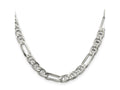 FJC Finejewelers 925 Sterling Silver Figaro Anchor Chain 28 Inches x 6.5 mm