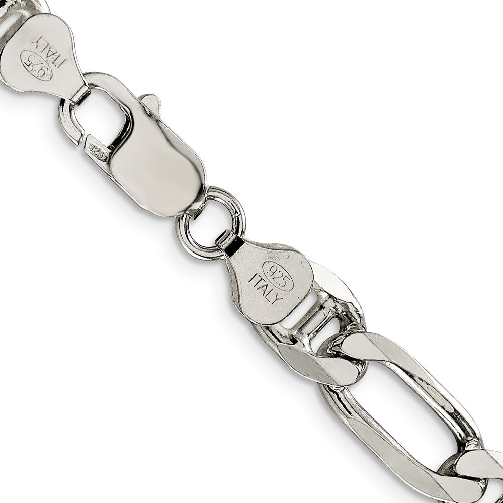 FJC Finejewelers 925 Sterling Silver Figaro Anchor Bracelet Chain 9 Inches x 7.75 mm