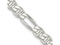 FJC Finejewelers 925 Sterling Silver Figaro Anchor Bracelet Chain 9 Inches x 7.75 mm