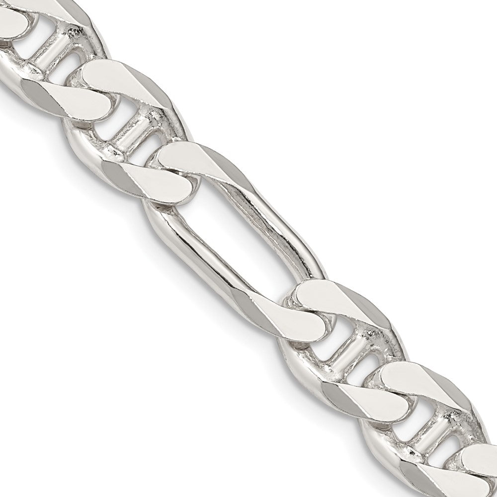 FJC Finejewelers 925 Sterling Silver Figaro Anchor Chain 24 Inches x 8.75 mm