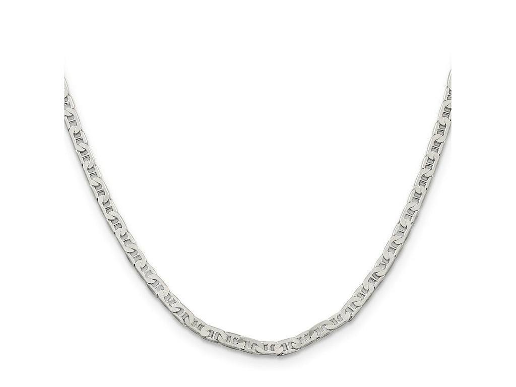 FJC Finejewelers 925 Sterling Silver Flat Anchor Chain 16 Inches x 3 mm