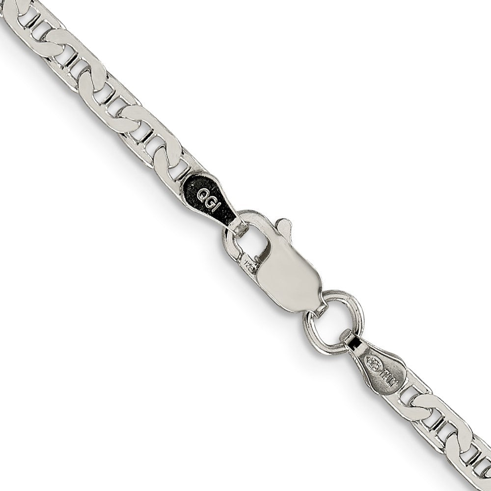 FJC Finejewelers 925 Sterling Silver Flat Anchor Chain 24 Inches x 3 mm