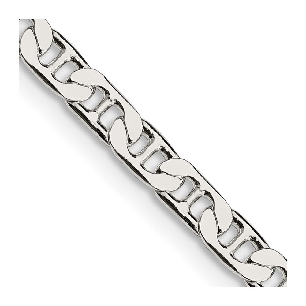 FJC Finejewelers 925 Sterling Silver Flat Anchor Chain 18 Inches x 3.75 mm