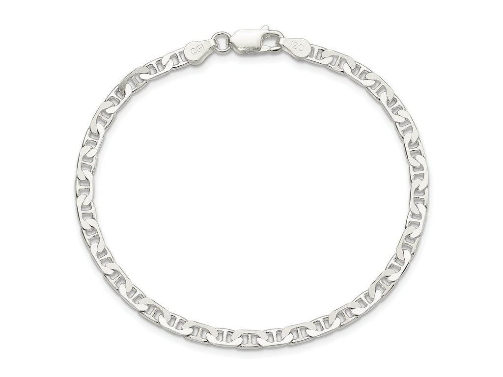 FJC Finejewelers 925 Sterling Silver Flat Anchor Bracelet Chain 8 Inches x 3.75 mm