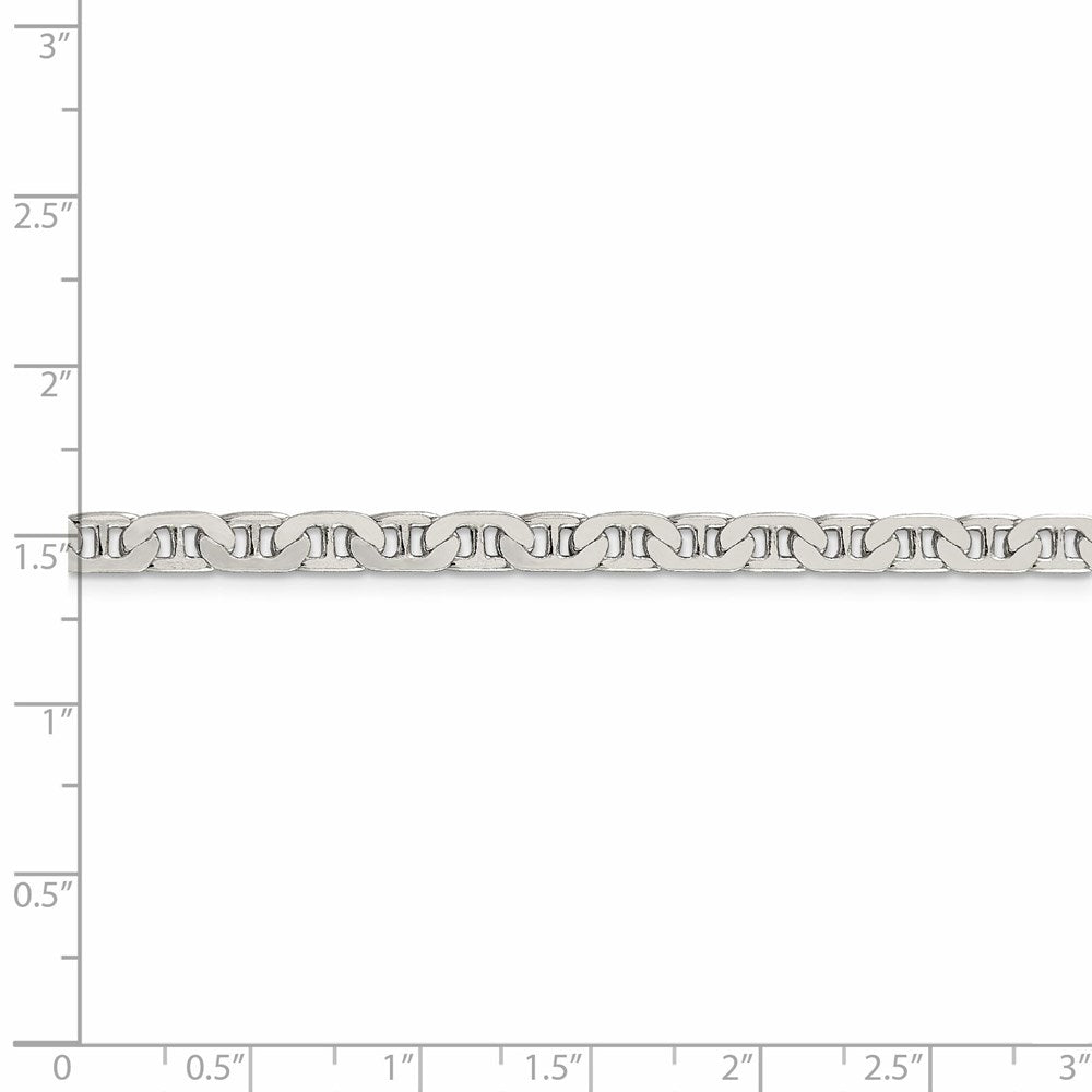 FJC Finejewelers 925 Sterling Silver Flat Anchor Chain 18 Inches x 4.5 mm