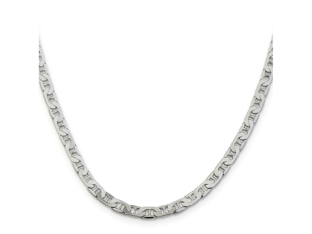 FJC Finejewelers 925 Sterling Silver Flat Anchor Chain 20 Inches x 4.5 mm