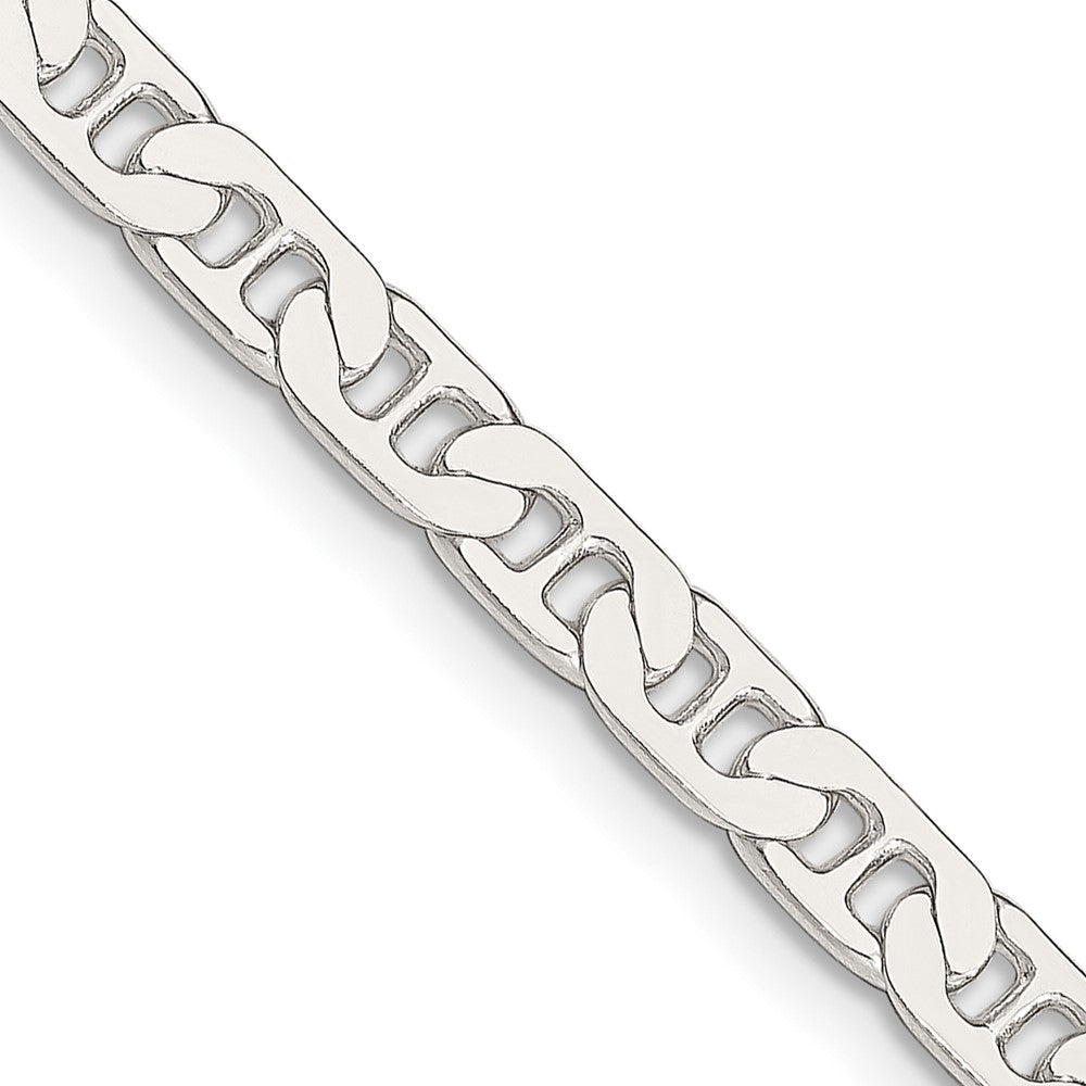 FJC Finejewelers 925 Sterling Silver Flat Anchor Chain 24 Inches x 4.5 mm