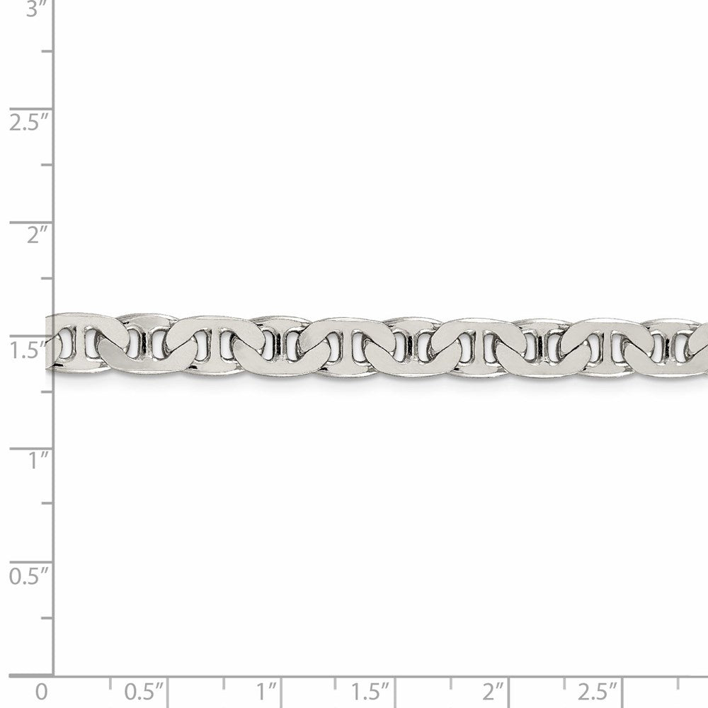 FJC Finejewelers 925 Sterling Silver Flat Anchor Chain 20 Inches x 6.5 mm