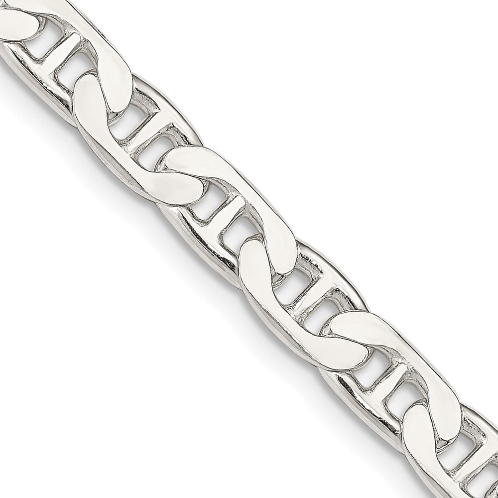 FJC Finejewelers 925 Sterling Silver Flat Anchor Chain 28 Inches x 6.5 mm