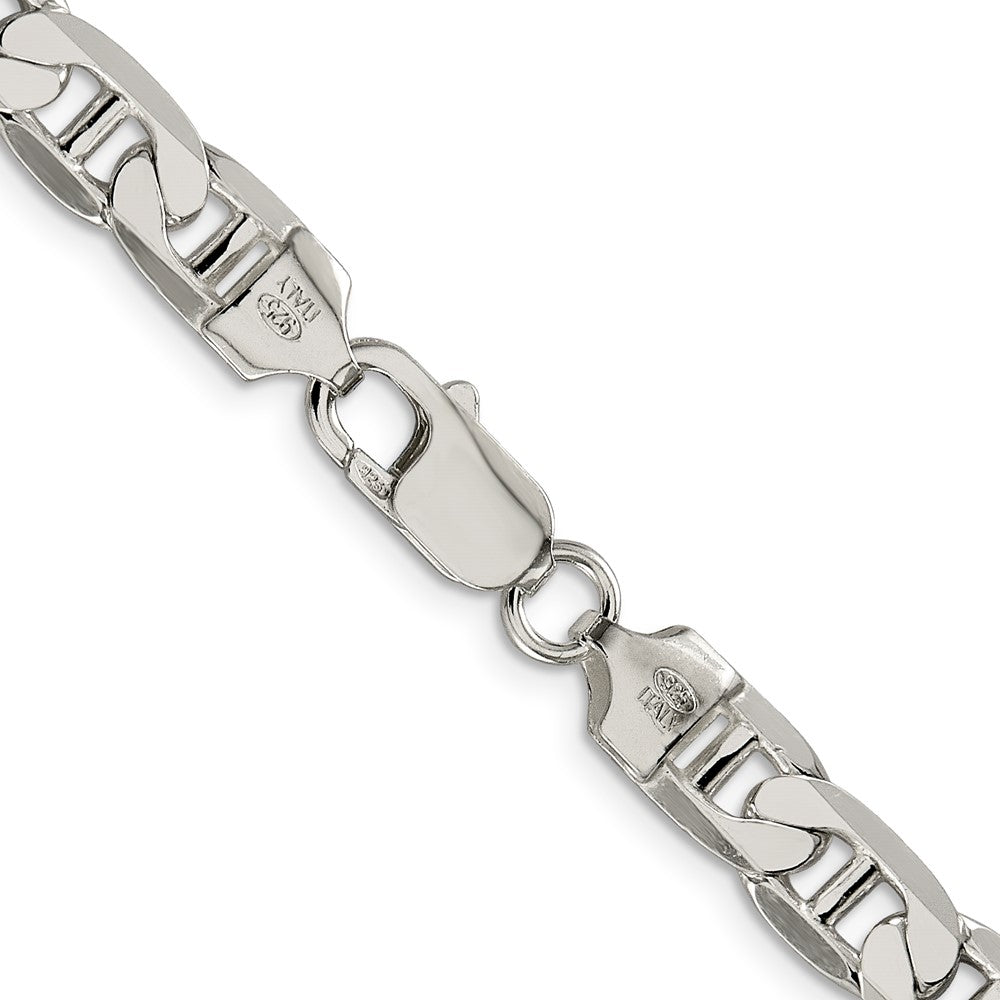 FJC Finejewelers 925 Sterling Silver Flat Anchor Bracelet Chain 8 Inches x 7 mm