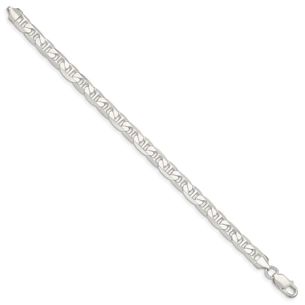 FJC Finejewelers 925 Sterling Silver Flat Anchor Bracelet Chain 8 Inches x 7 mm