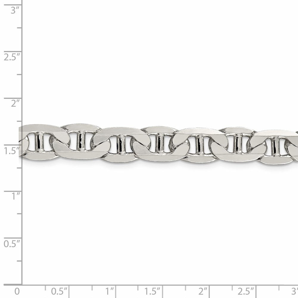 FJC Finejewelers 925 Sterling Silver Flat Anchor Chain 24 Inches x 9.5 mm