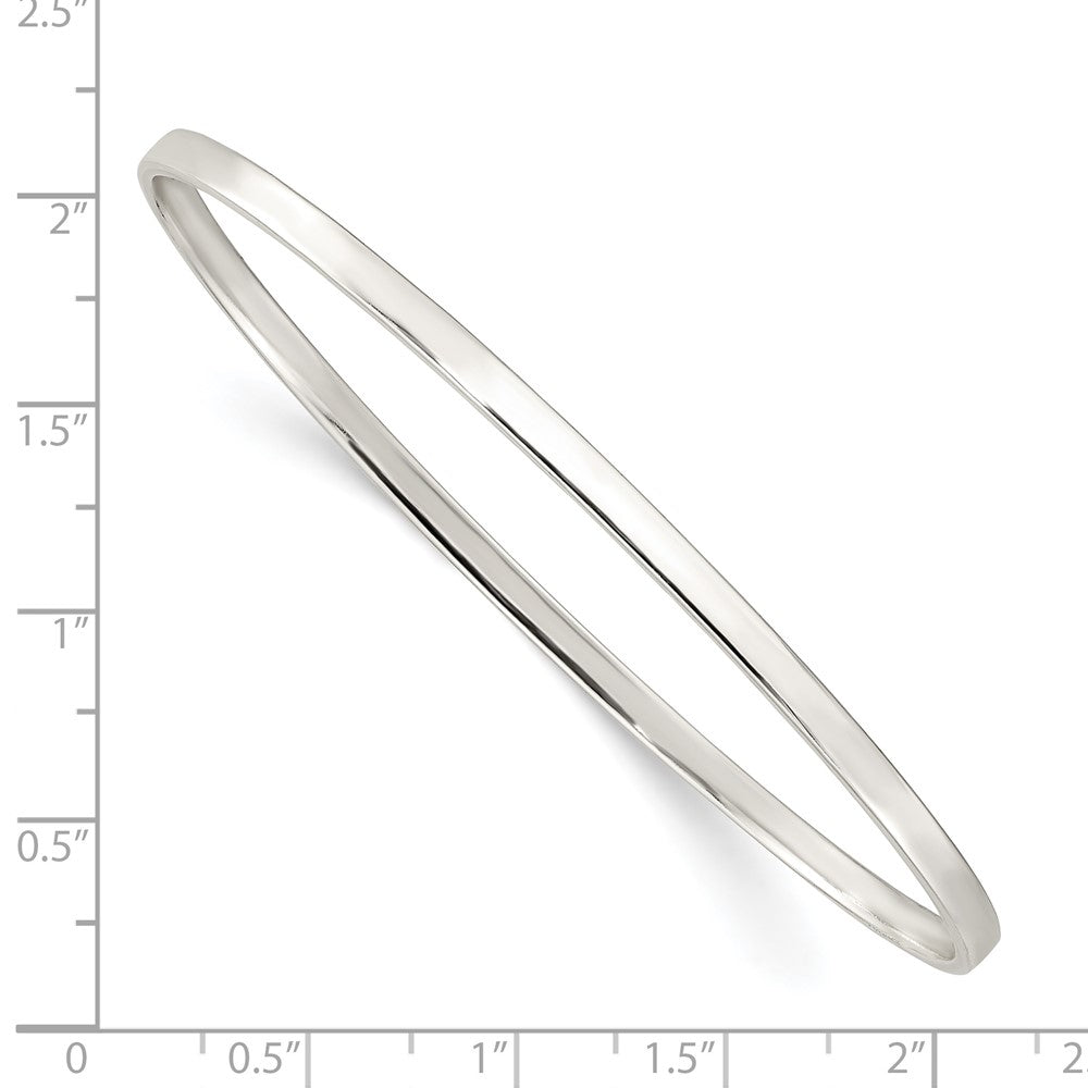 FJC Finejewelers 925 Sterling Silver Polished Slip-on Bangle 3 mm