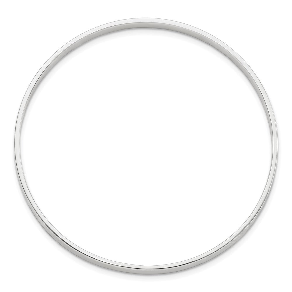 FJC Finejewelers 925 Sterling Silver Polished Slip-on Bangle 4 mm