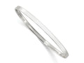 FJC Finejewelers 925 Sterling Silver Polished Slip-on Bangle 4 mm