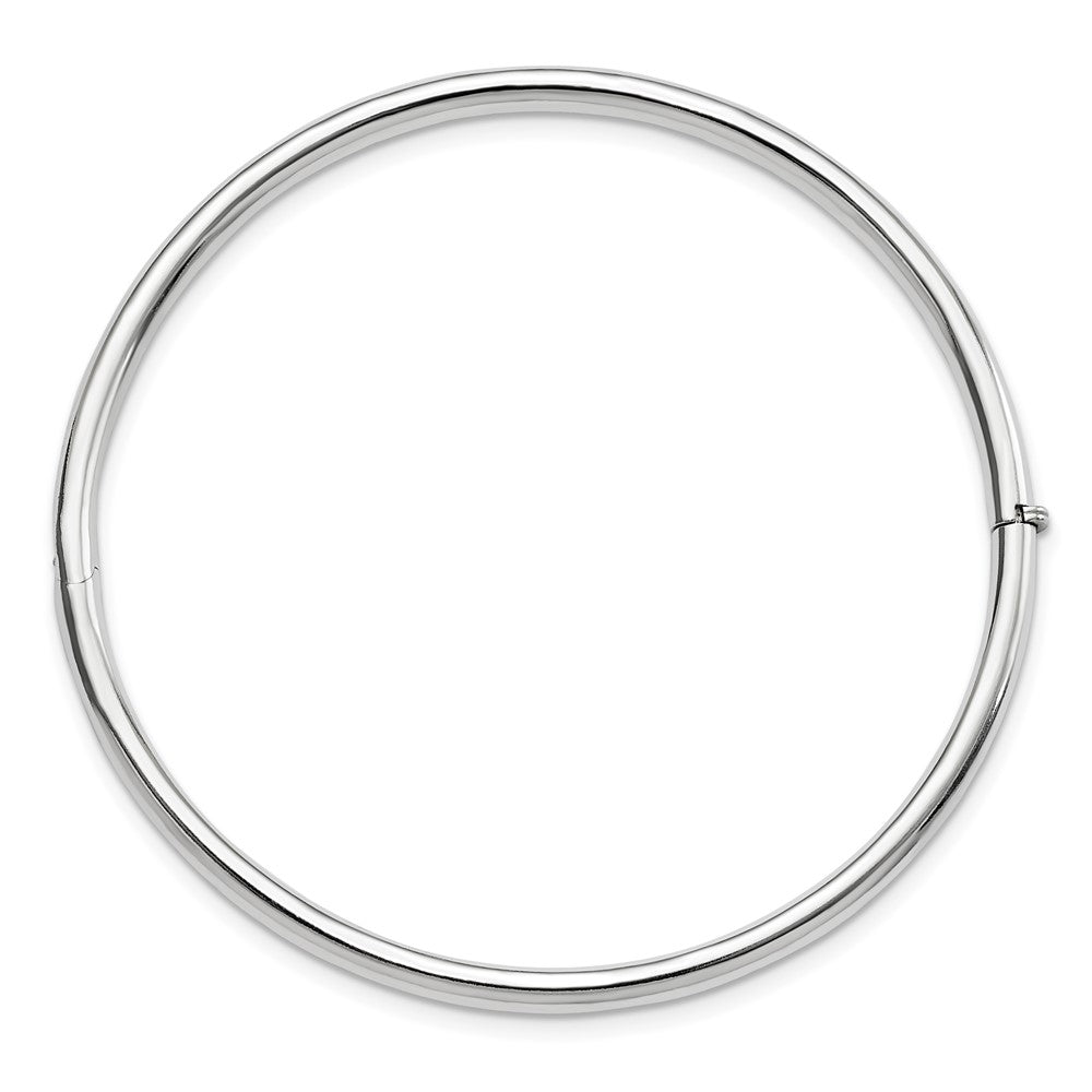FJC Finejewelers 925 Sterling Silver Polished Hinged Round Bangle 3 mm