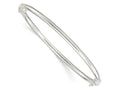 FJC Finejewelers 925 Sterling Silver Polished Hinged Bangle 2.95 mm