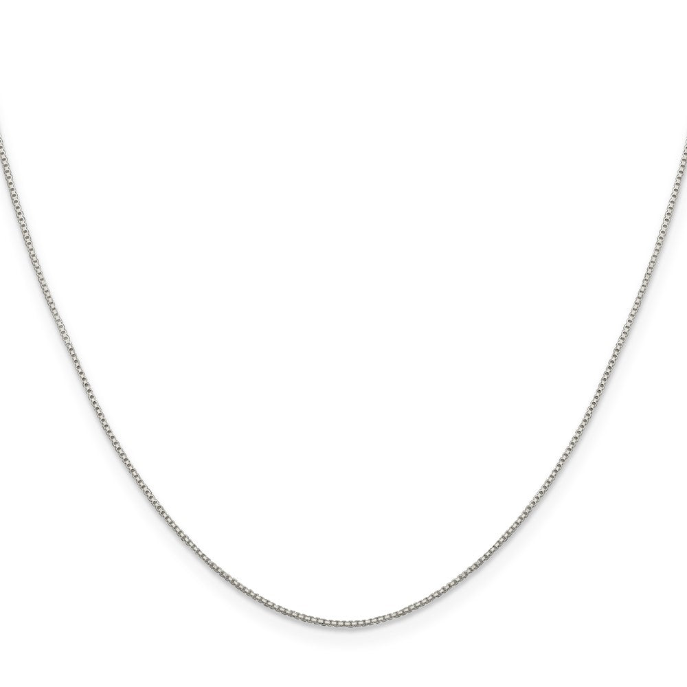 FJC Finejewelers 925 Sterling Silver 8 Sided Box Chain 18 Inches x 0.8 mm