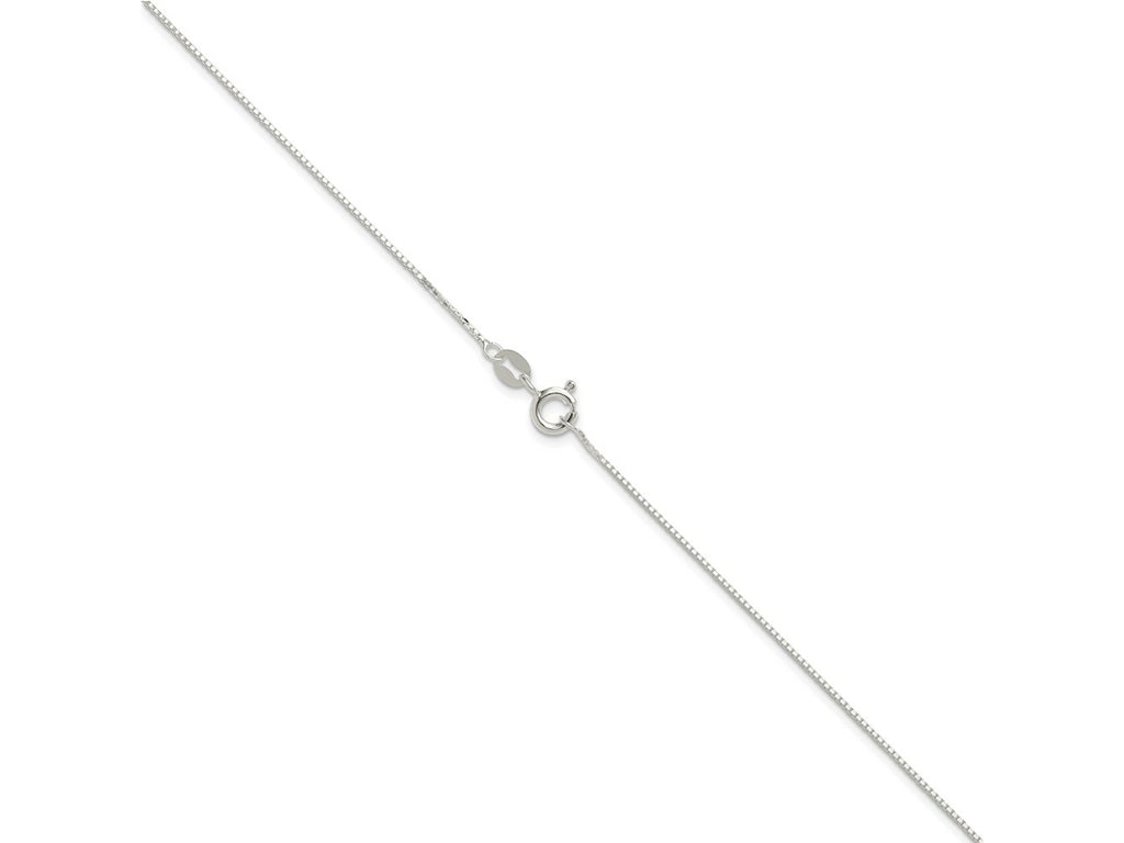 FJC Finejewelers 925 Sterling Silver 8 Sided Box Chain 30 Inches x 0.8 mm