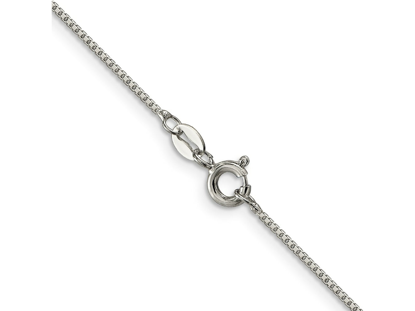 FJC Finejewelers 925 Sterling Silver 8 Sided Box Chain 30 Inches x 1 mm