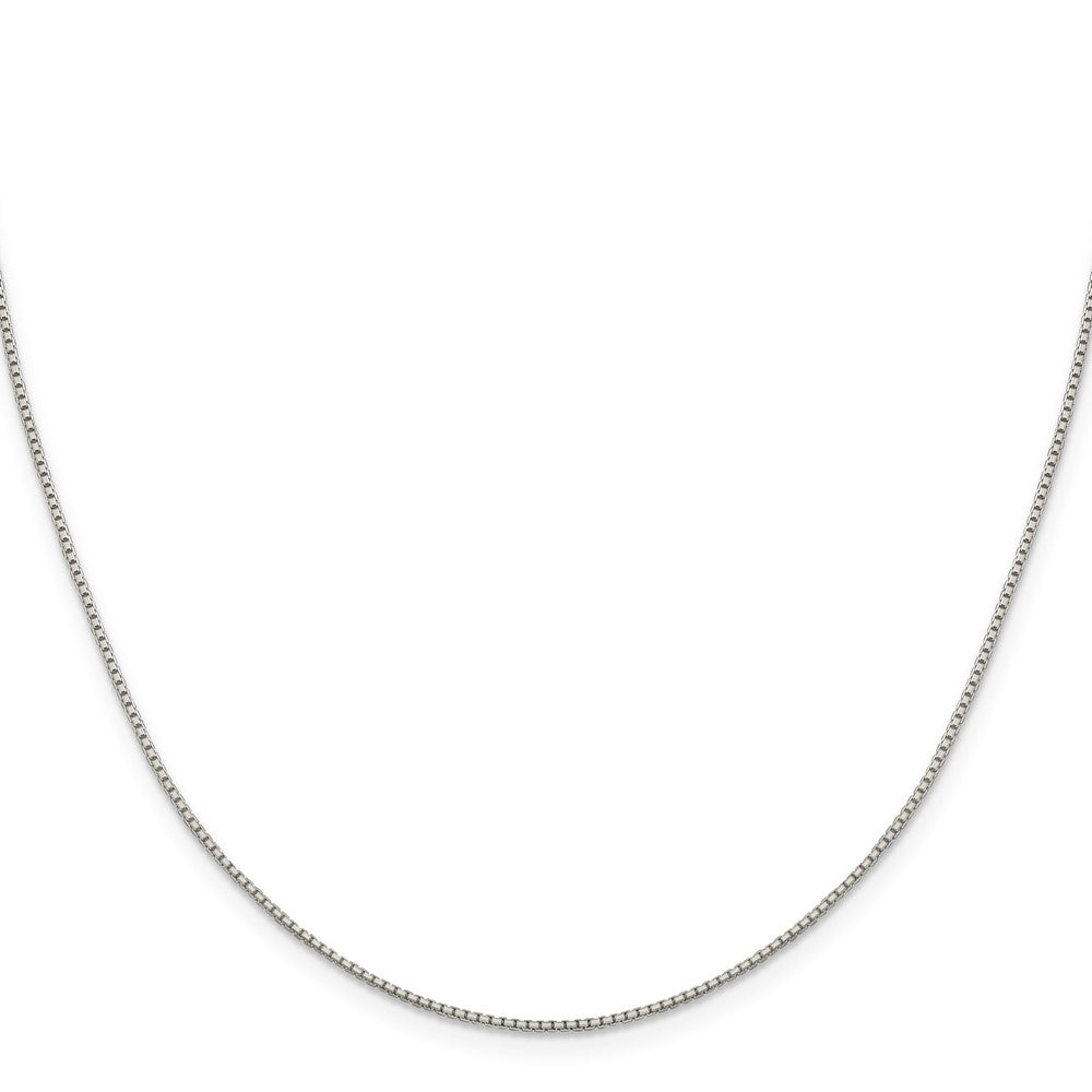 FJC Finejewelers 925 Sterling Silver 8 Sided Box Chain 18 Inches x 1.15 mm