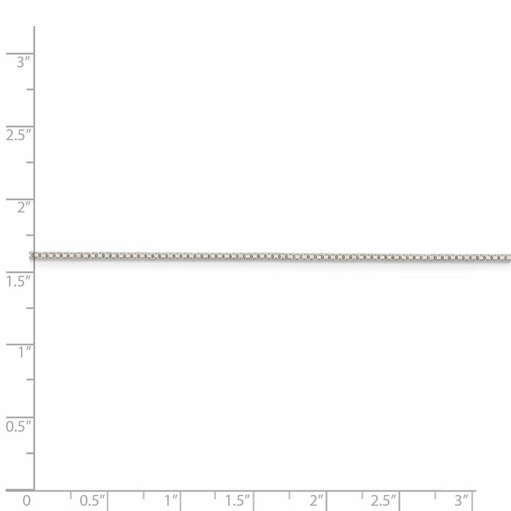 FJC Finejewelers 925 Sterling Silver 8 Sided Box Chain 20 Inches x 1.15 mm