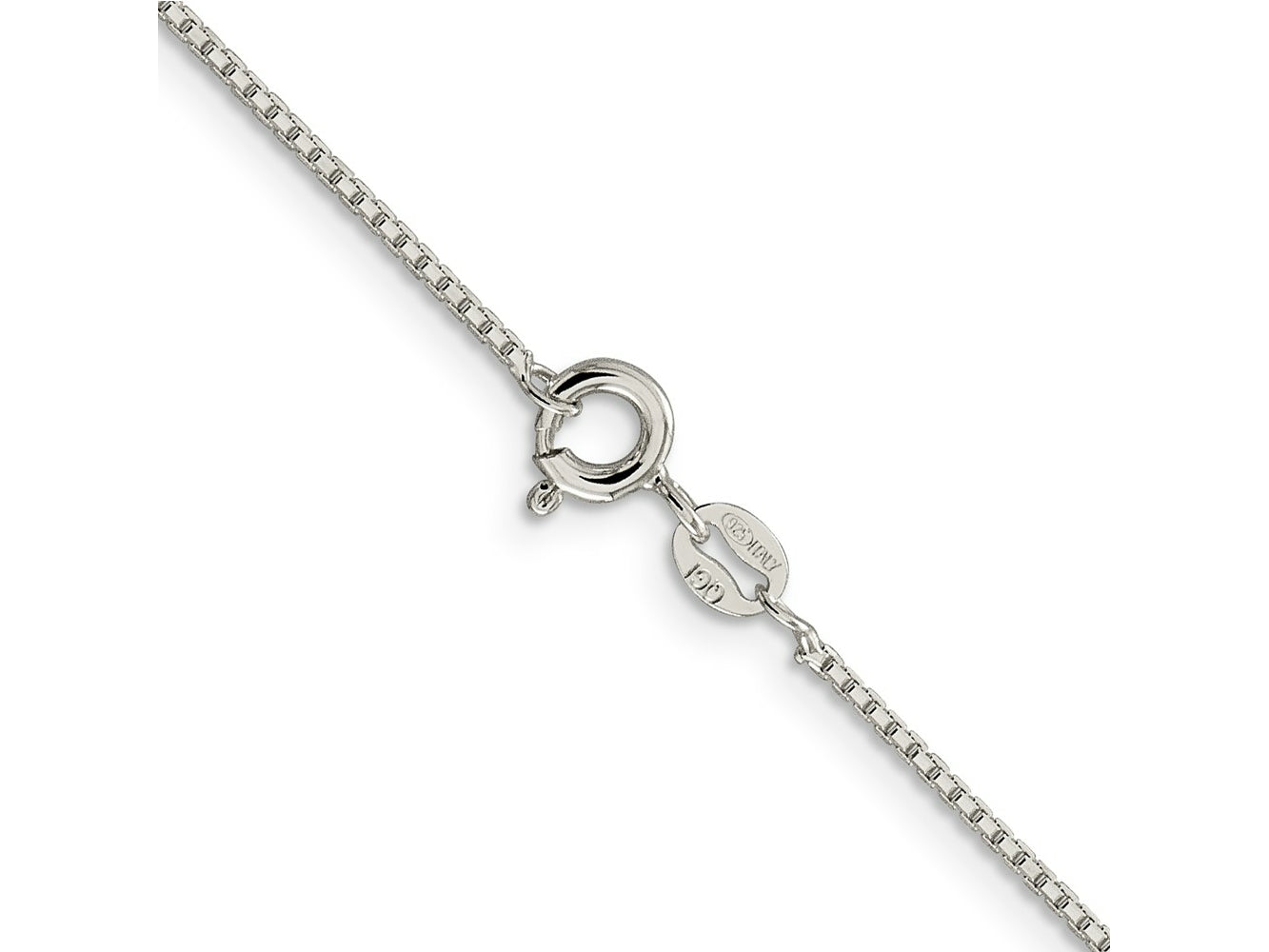FJC Finejewelers 925 Sterling Silver 8 Sided Box Chain 20 Inches x 1.15 mm