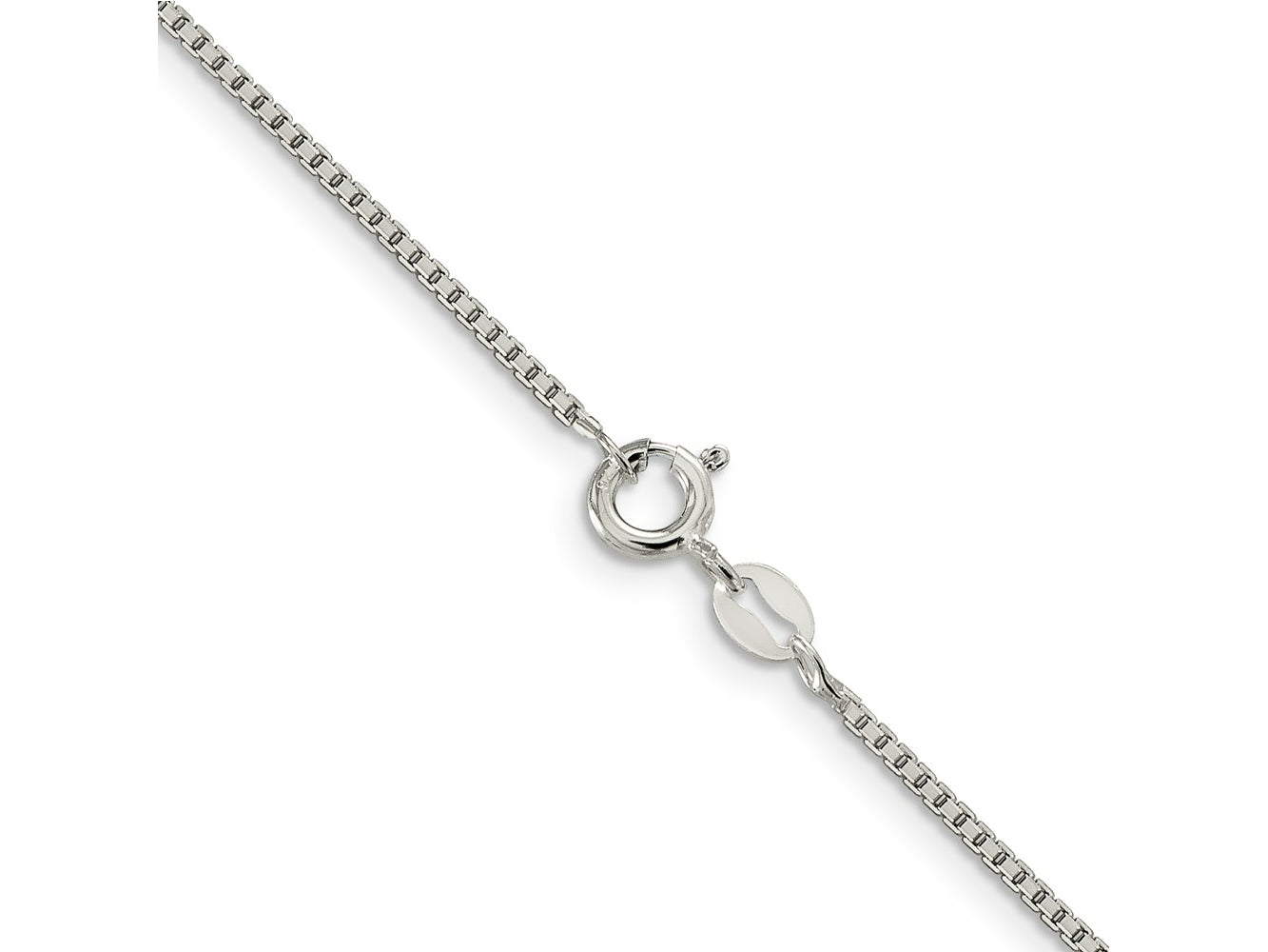FJC Finejewelers 925 Sterling Silver 8 Sided Box Chain 30 Inches x 1.25 mm