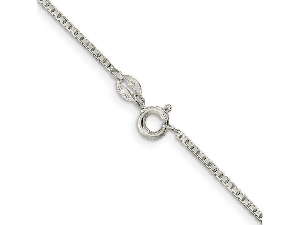 FJC Finejewelers 925 Sterling Silver 8 Sided Box Chain 18 Inches x 1.35 mm