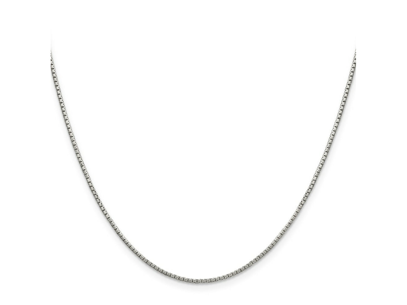FJC Finejewelers 925 Sterling Silver 8 Sided Box Chain 24 Inches x 1.35 mm