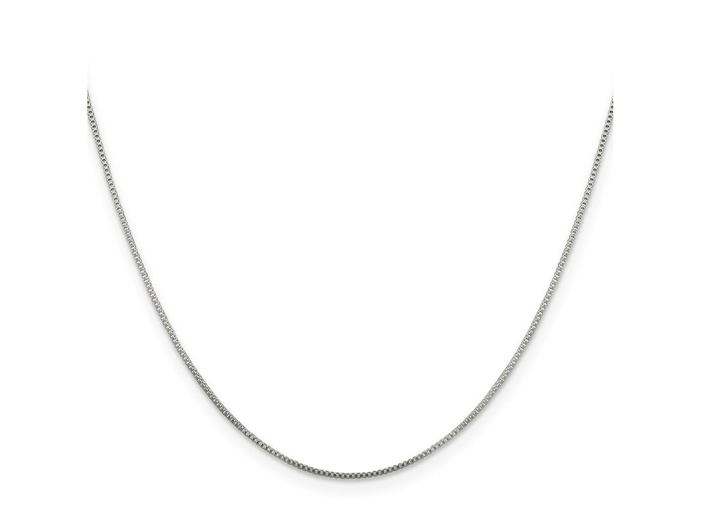 FJC Finejewelers 925 Sterling Silver Box Chain 24 Inches x 0.8 mm