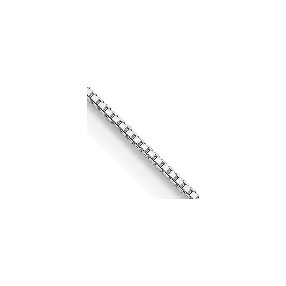 FJC Finejewelers 925 Sterling Silver Rhodium Plated Box Chain 14 Inches x 0.8 mm
