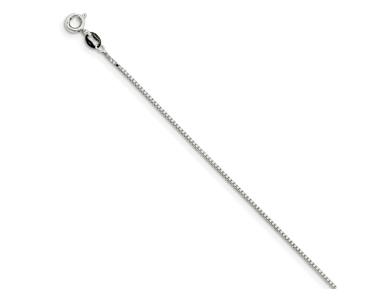 FJC Finejewelers 925 Sterling Silver Box Bracelet Chain 7 Inches x 0.9 mm