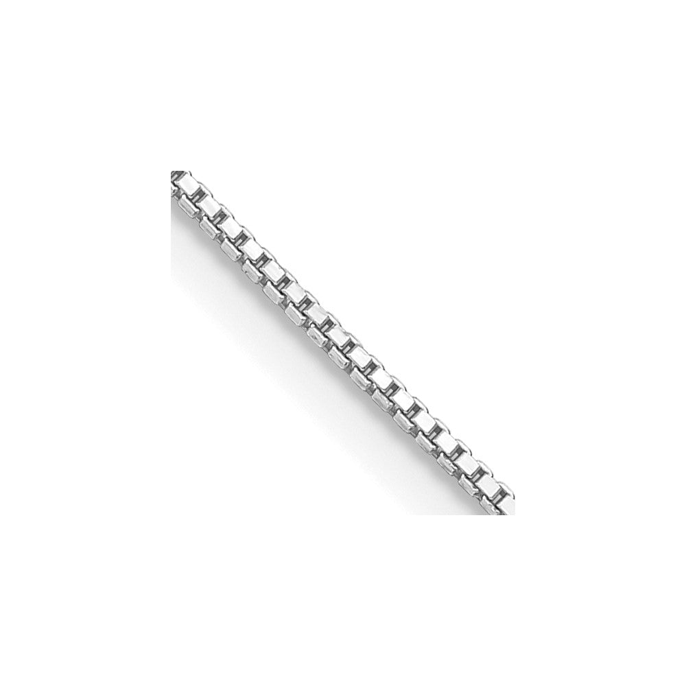 FJC Finejewelers 925 Sterling Silver Rhodium Plated Box Chain 28 Inches x 0.9 mm