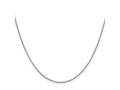 FJC Finejewelers 925 Sterling Silver Rhodium Plated Box Chain 28 Inches x 0.9 mm