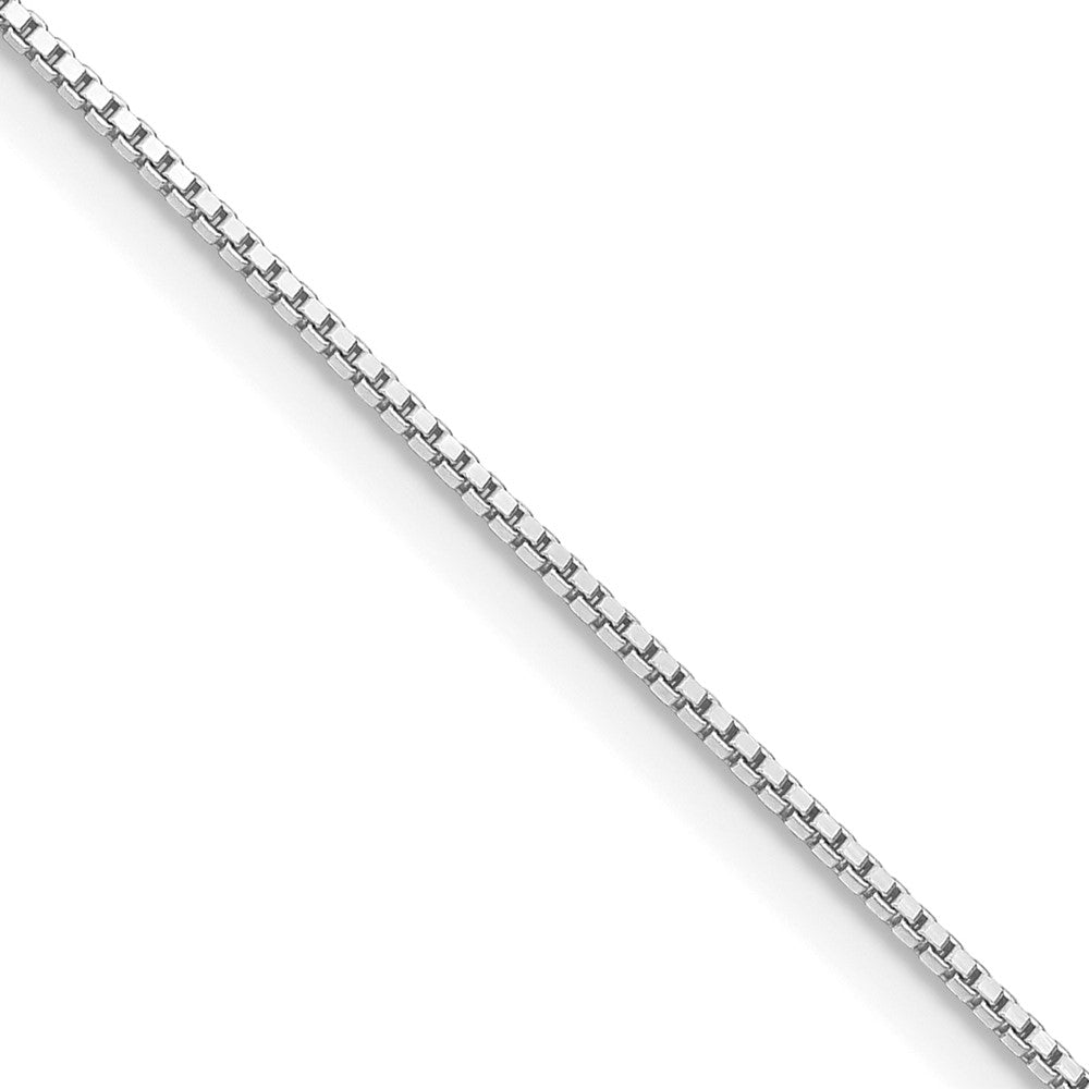 FJC Finejewelers 925 Sterling Silver Rhodium Plated Box Chain with 4in ext. 22 Inches x 0.9 mm