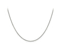 FJC Finejewelers 925 Sterling Silver Rhodium Plated Box Chain with 4in ext. 22 Inches x 0.9 mm