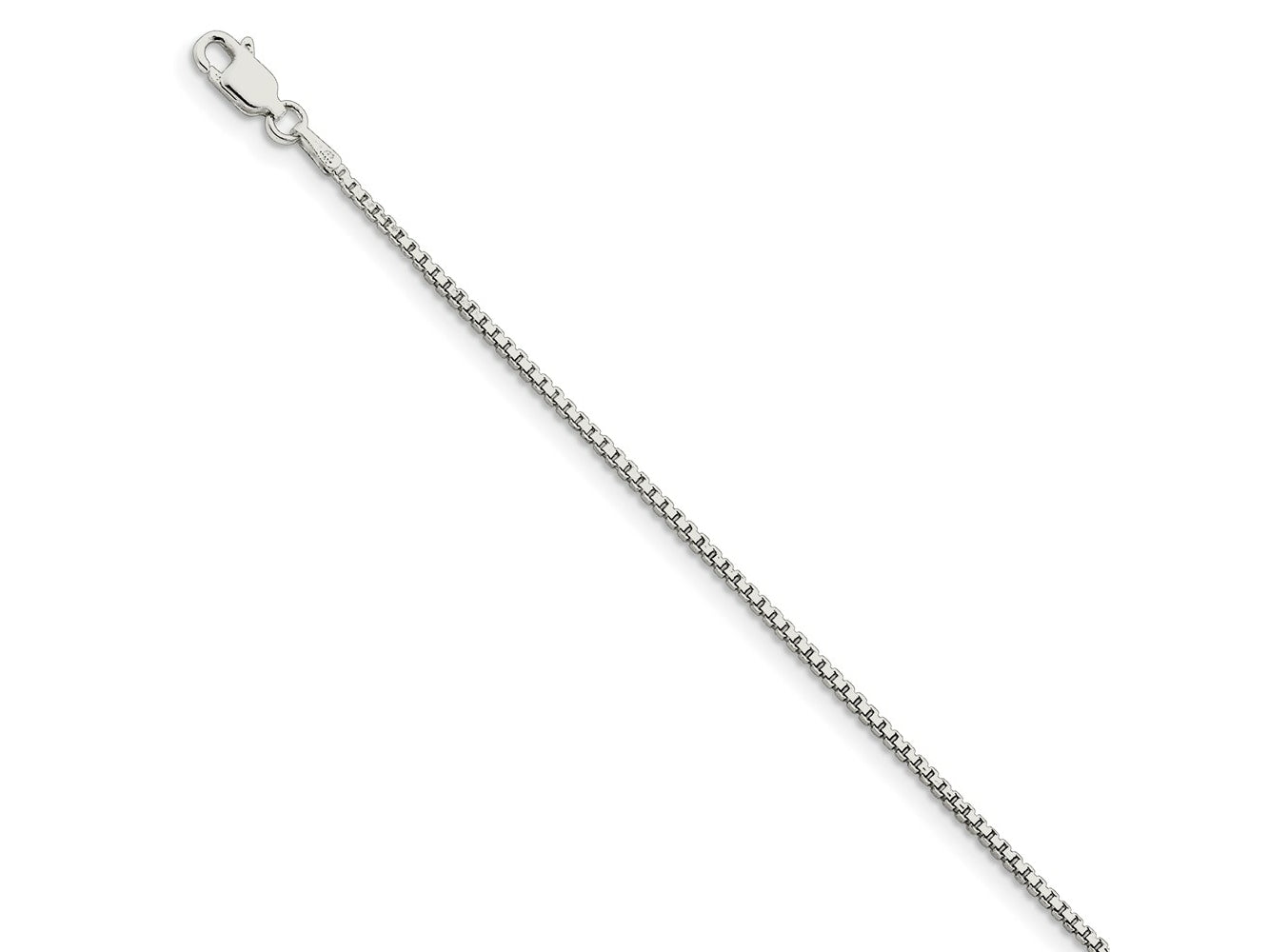 FJC Finejewelers 925 Sterling Silver Box Bracelet Chain 7 Inches x 1.4 mm