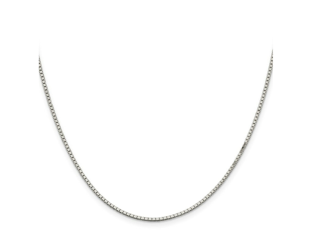 FJC Finejewelers 925 Sterling Silver Box Chain 24 Inches x 1.5 mm