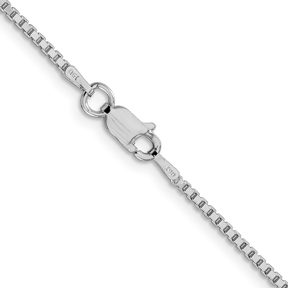 FJC Finejewelers 925 Sterling Silver Rhodium Plated Box Chain 26 Inches x 1.5 mm