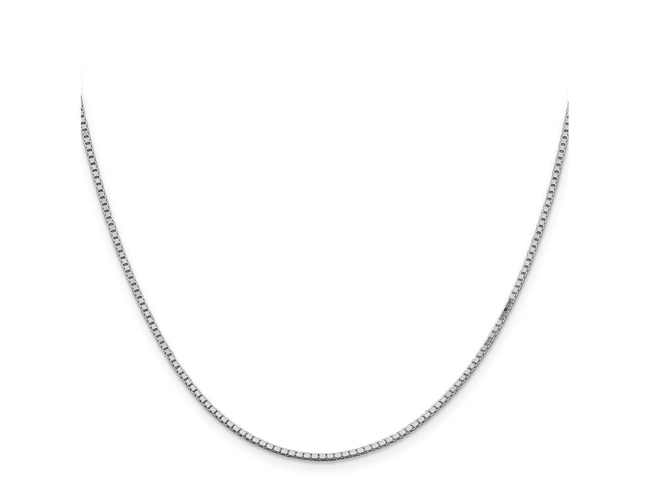 FJC Finejewelers 925 Sterling Silver Rhodium Plated Box Chain 26 Inches x 1.5 mm