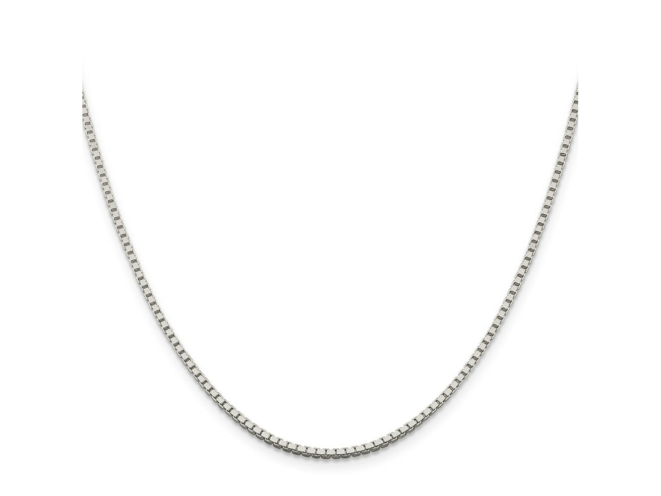 FJC Finejewelers 925 Sterling Silver Box Chain 18 Inches x 1.75 mm