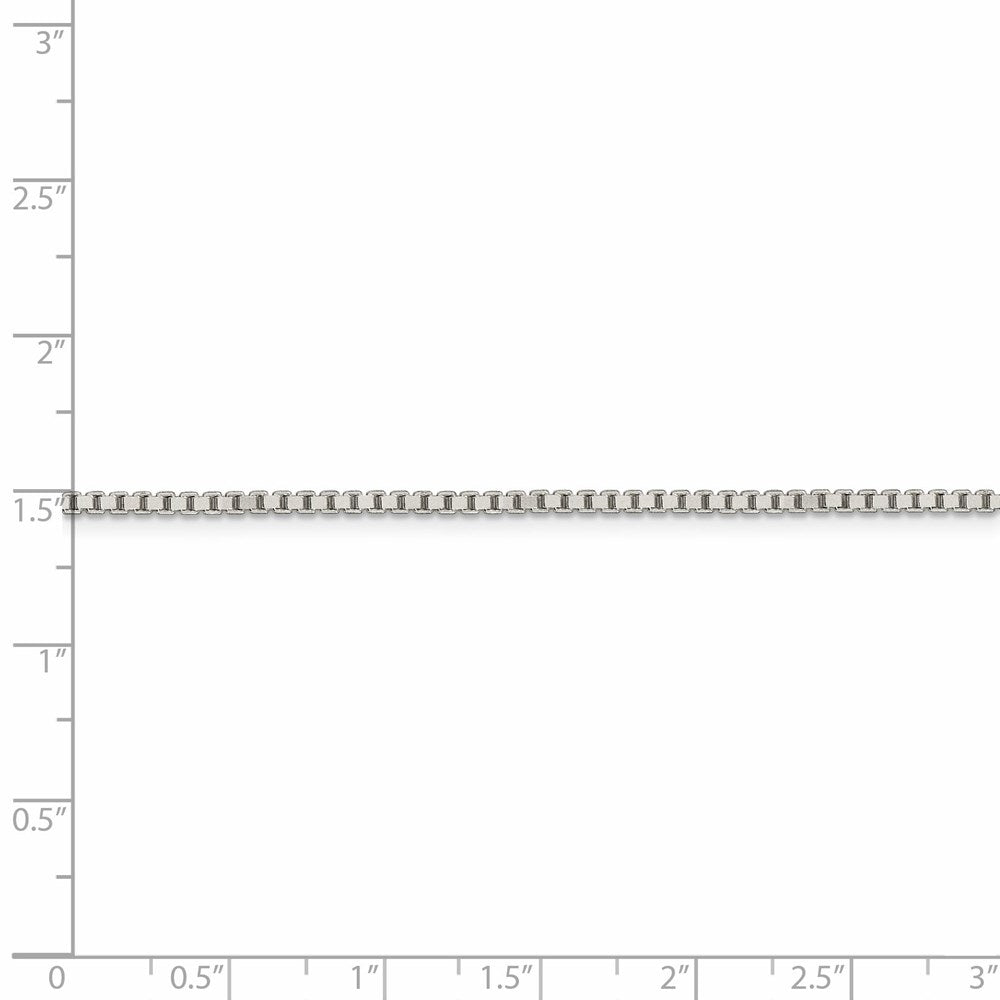 FJC Finejewelers 925 Sterling Silver Box Chain 24 Inches x 1.75 mm