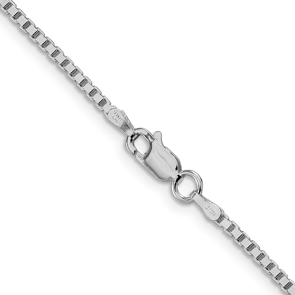 FJC Finejewelers 925 Sterling Silver Rhodium Plated Box Chain 20 Inches x 1.75 mm
