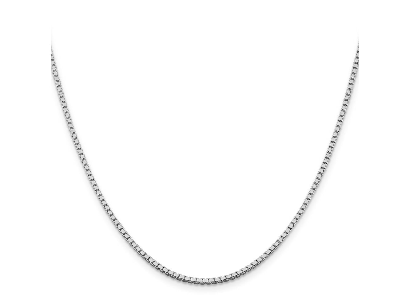 FJC Finejewelers 925 Sterling Silver Rhodium Plated Box Chain 20 Inches x 1.75 mm